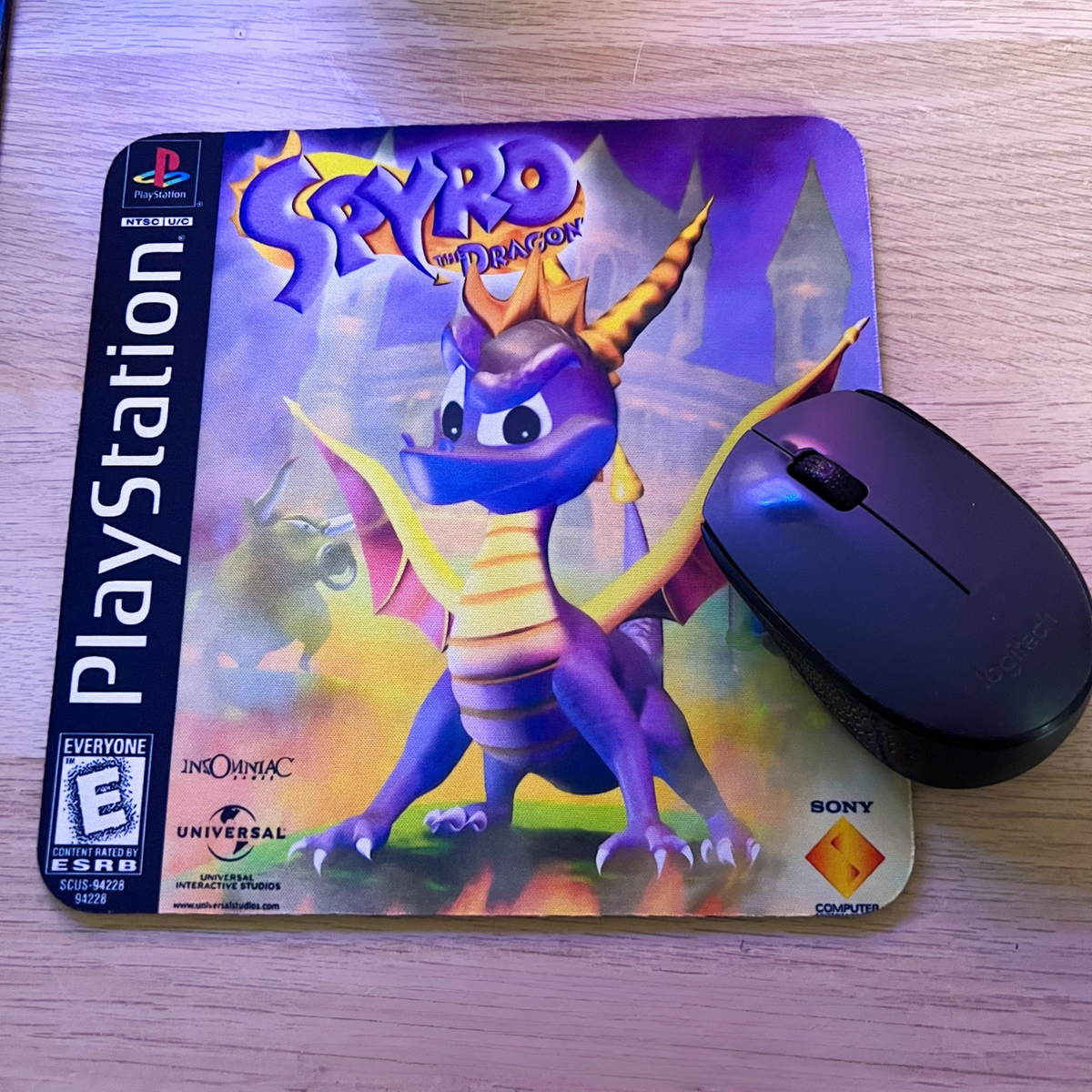 Mousepad Spyro the Dragon 20 × 20 cm
