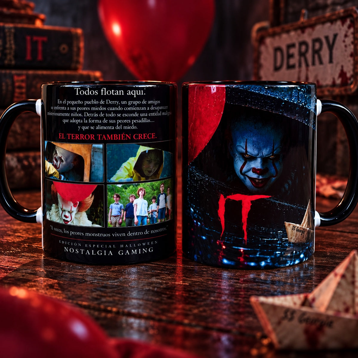 Taza It, vista de ambas caras