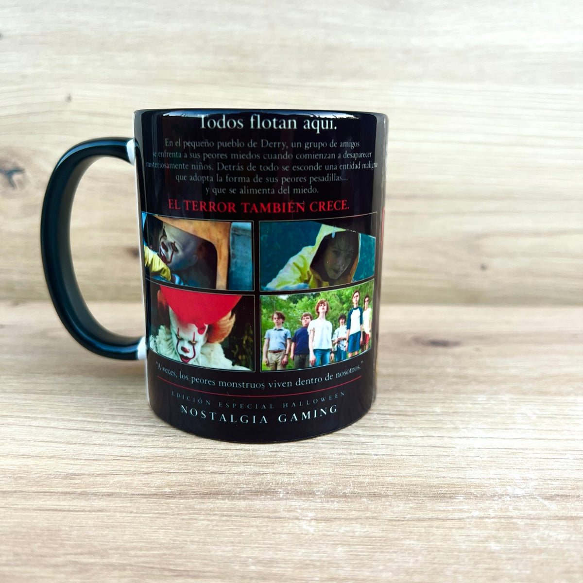 Taza It, vista trasera