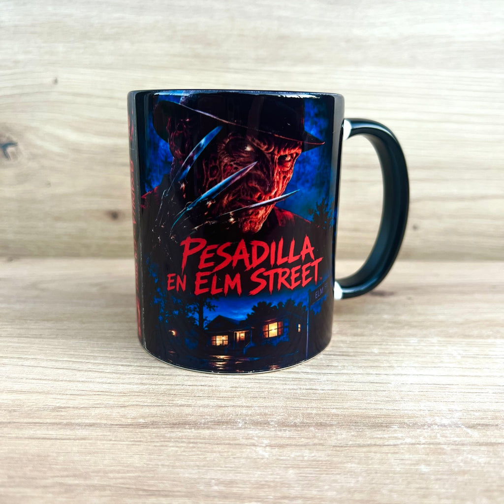 Taza Pesadilla en Elm Street, vista frontal