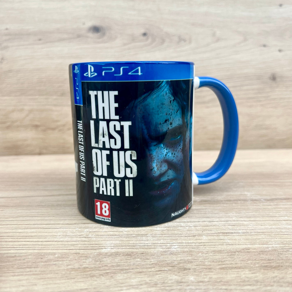 Taza The Last of Us Part II para PS4, vista frontal