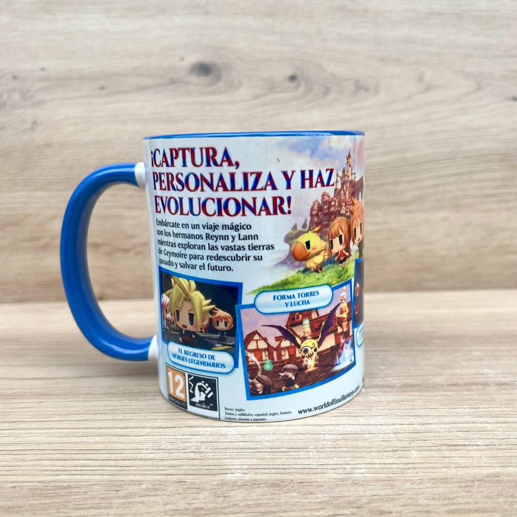World of Final Fantasy PS4 - taza trasera